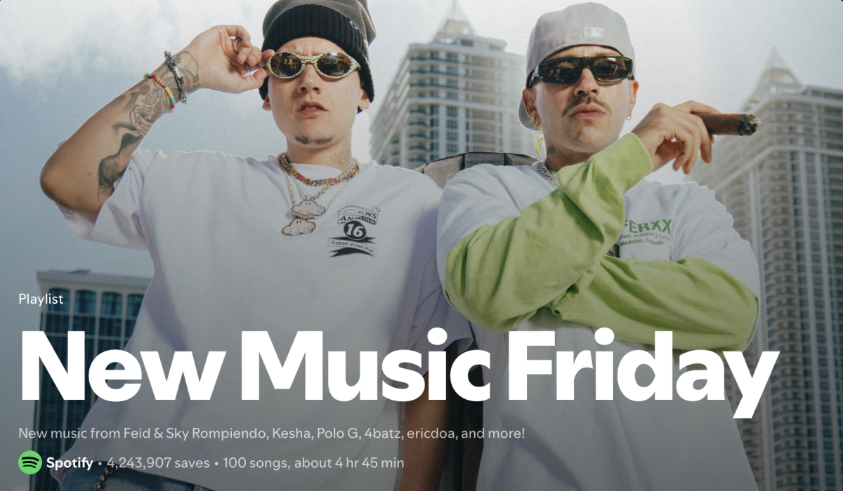 Every Friday, Spotify updates a playlist that features all new music released worldwide. 